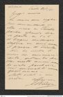 Nachlass Franz Steindachner, Brief von Alberto Perugia an Franz Steindachner (30.05.1881), Inv.Nr. 392.10, Seite 1